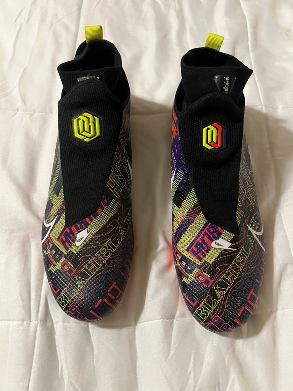 Nike Phantom VSN Elite Men Football Cleats - Black with Neon Accents